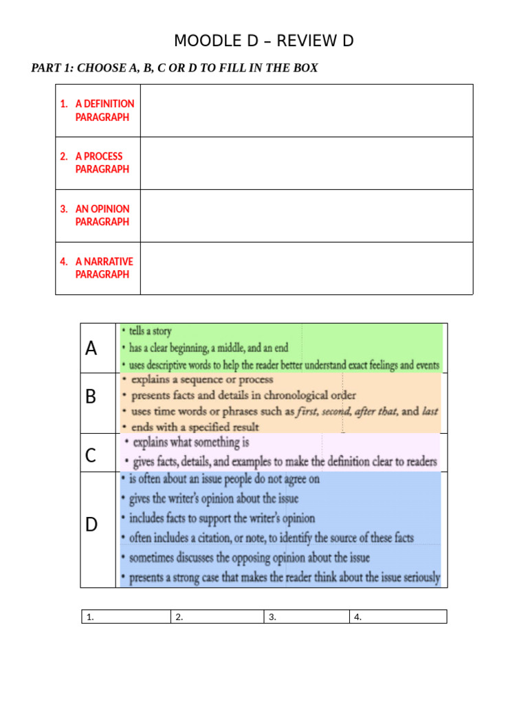 Moodle D | PDF
