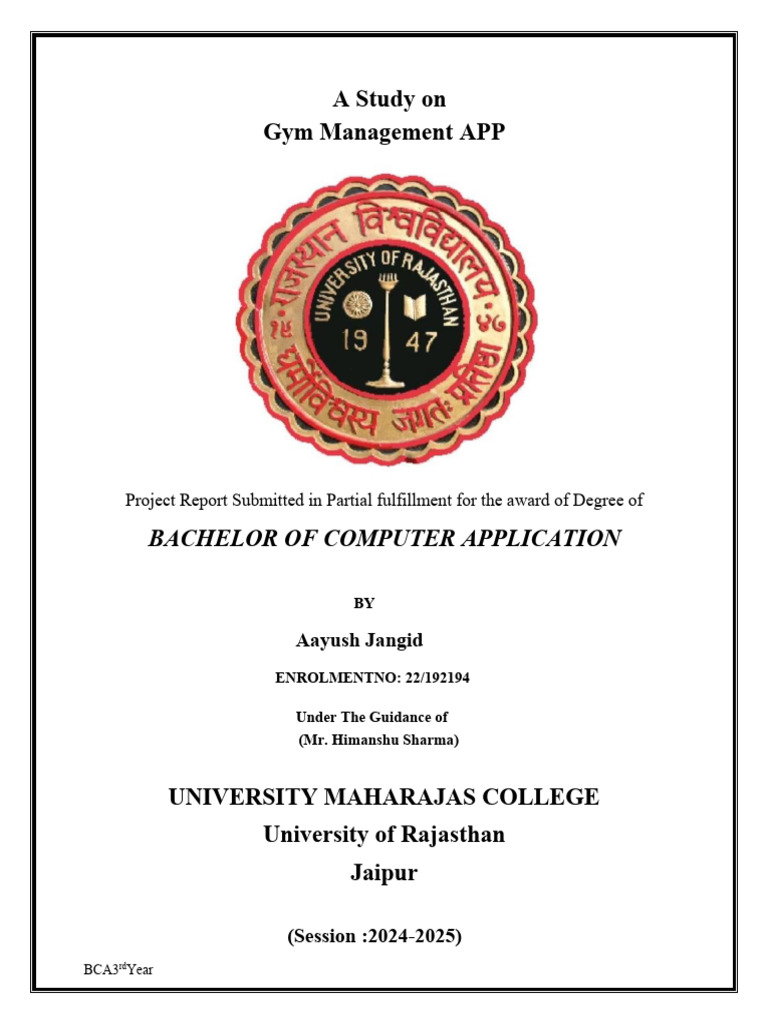 Final Aayush Project File 3 | PDF