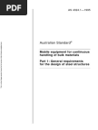 As 4324.1-1995 Mobile Equipment for Continuous Handling of Bulk Materials General Requirements for the Design