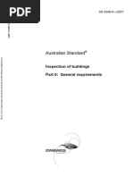 As 4349.0-2007 Inspection of Buildings General Requirements