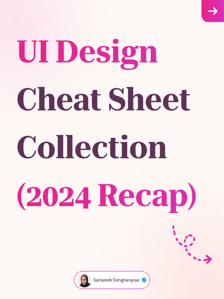 UI Design Cheat Sheets | PDF