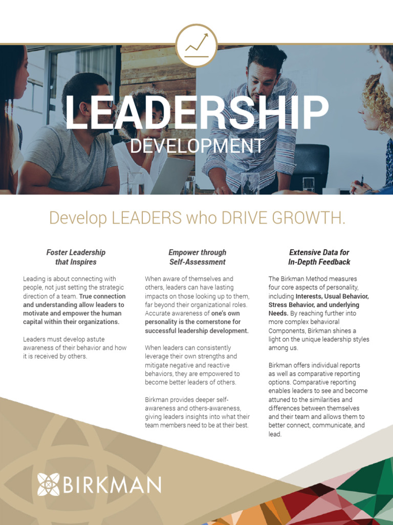 Leadership Development Flyer | PDF | Leadership | Cognition