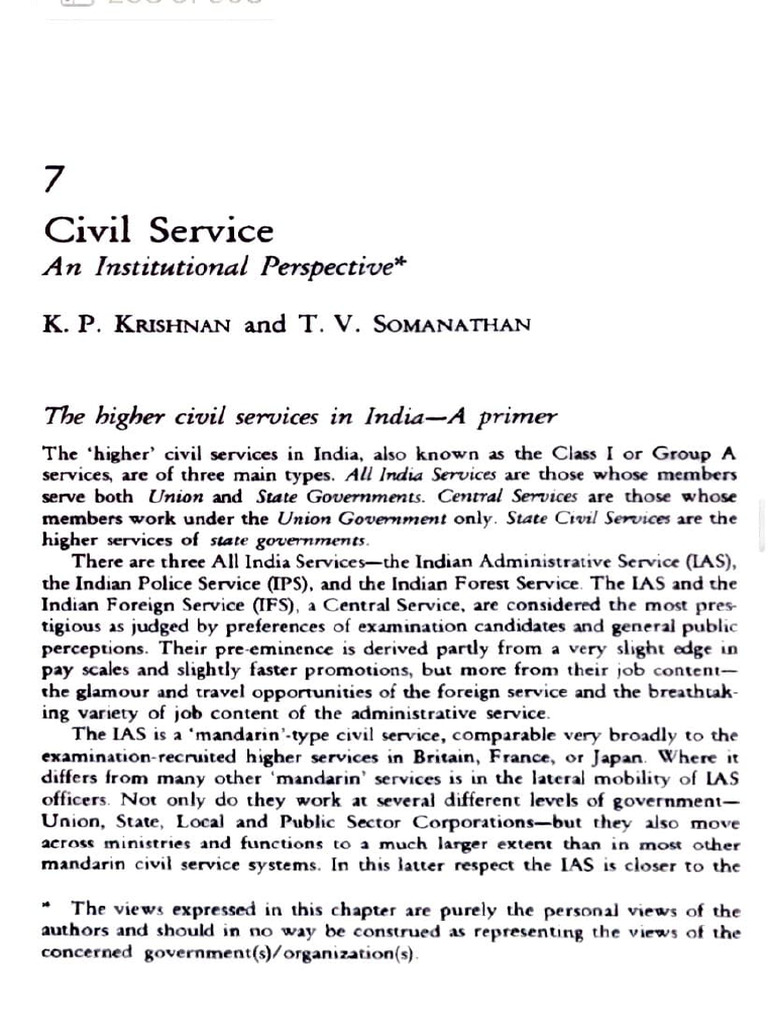 Civil Services | PDF