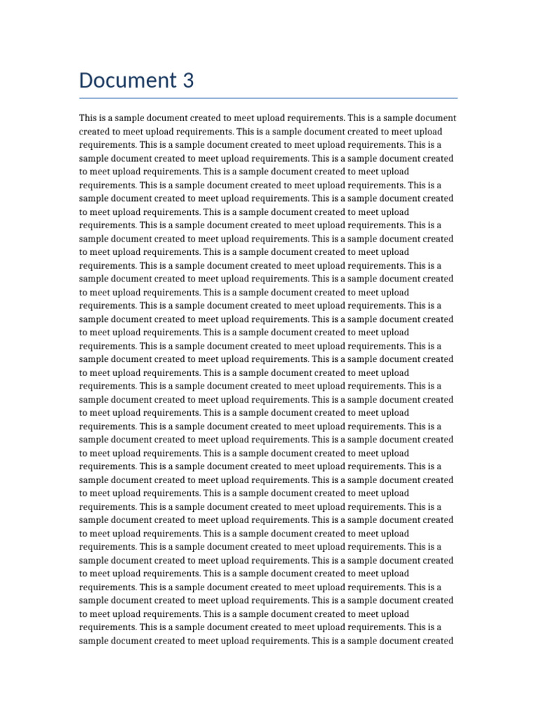 Long Document 3mm | PDF