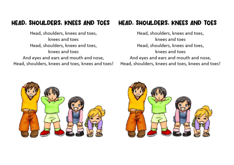Head Shoulders Knees and Toes - Élèves | PDF