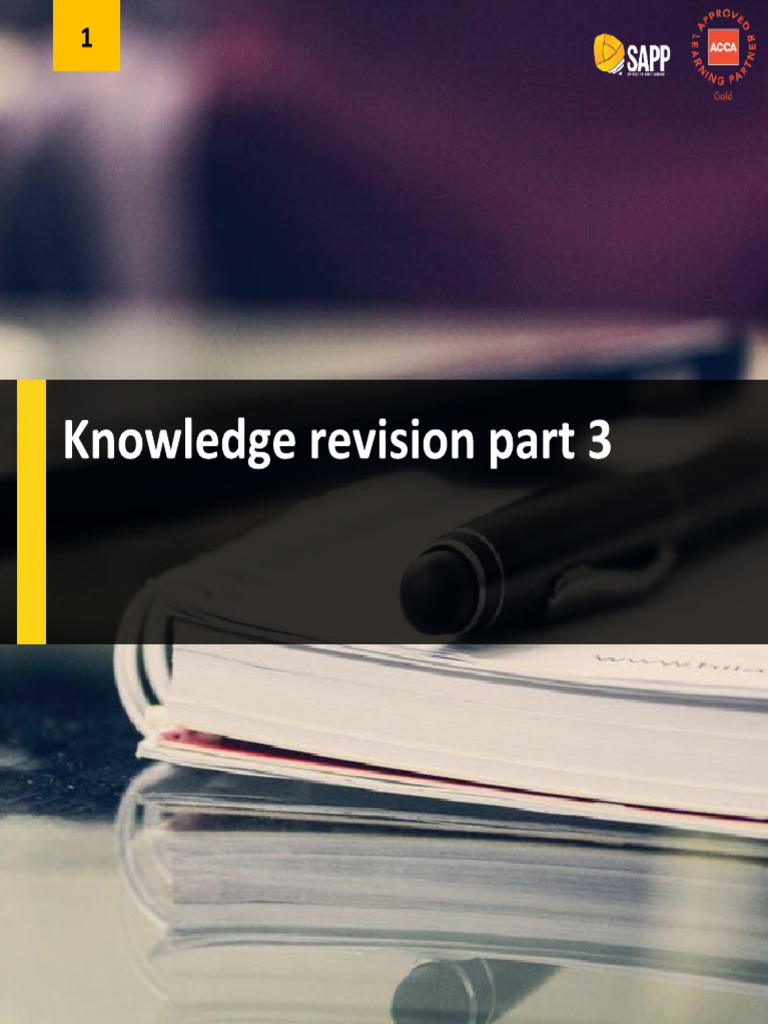 Knowledge Revision P3 | PDF