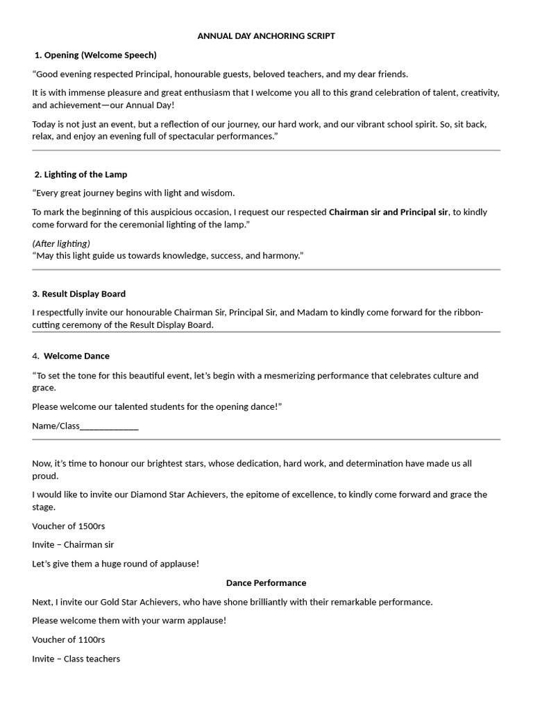 Anchoring Script | PDF