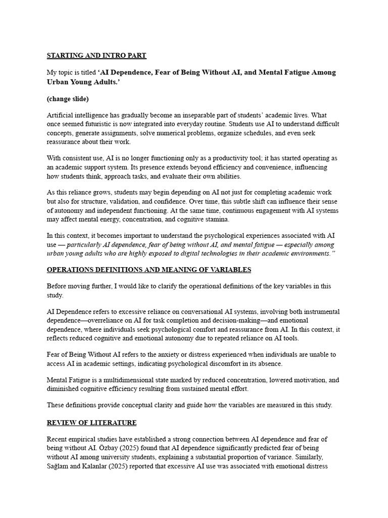 Synopsis PPT SCRIPT JJ | PDF | Artificial Intelligence | Intelligence ...