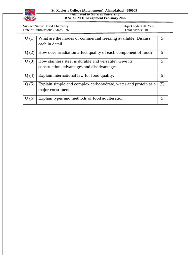MDC Assignment Sem II Feb 2026 | PDF