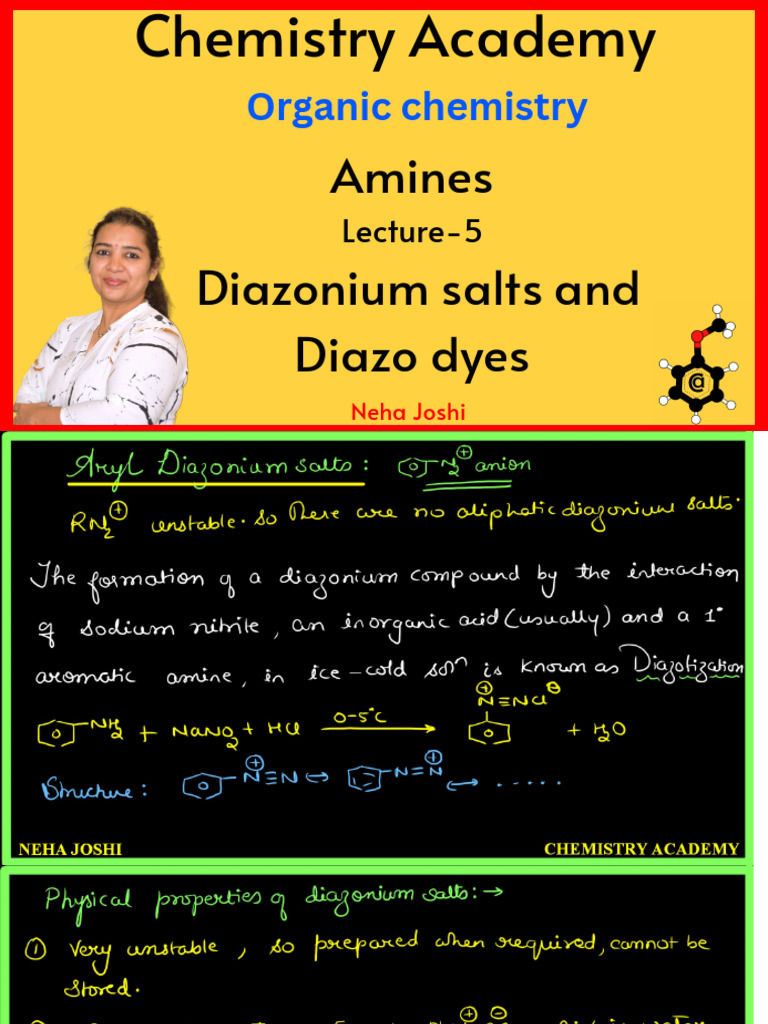 865 5 Amines Diazonium Salts | PDF