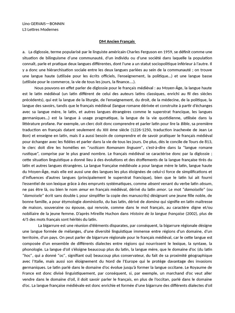 Sans Nom 1 | PDF | Langue française | Latin
