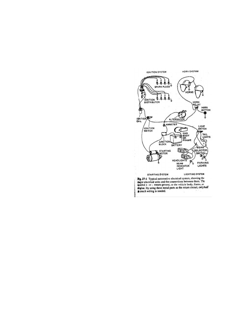Chapter X - Auto Electric Wiring | PDF | Headlamp | Incandescent Light Bulb