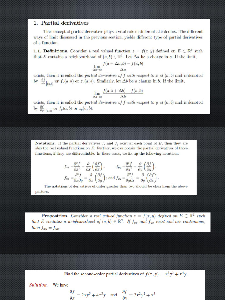Partial Derivatives 2 | PDF