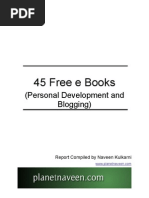 Download 45 Free eBooks on Personal Development and Blogging by Naveen Kulkarni SN101912034 doc pdf