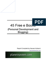 45 Free Ebooks On Personal Development and Blogging