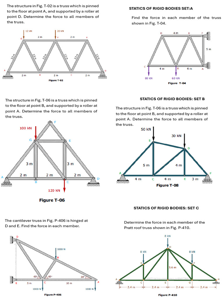 Statics of Rigid Bodies | PDF