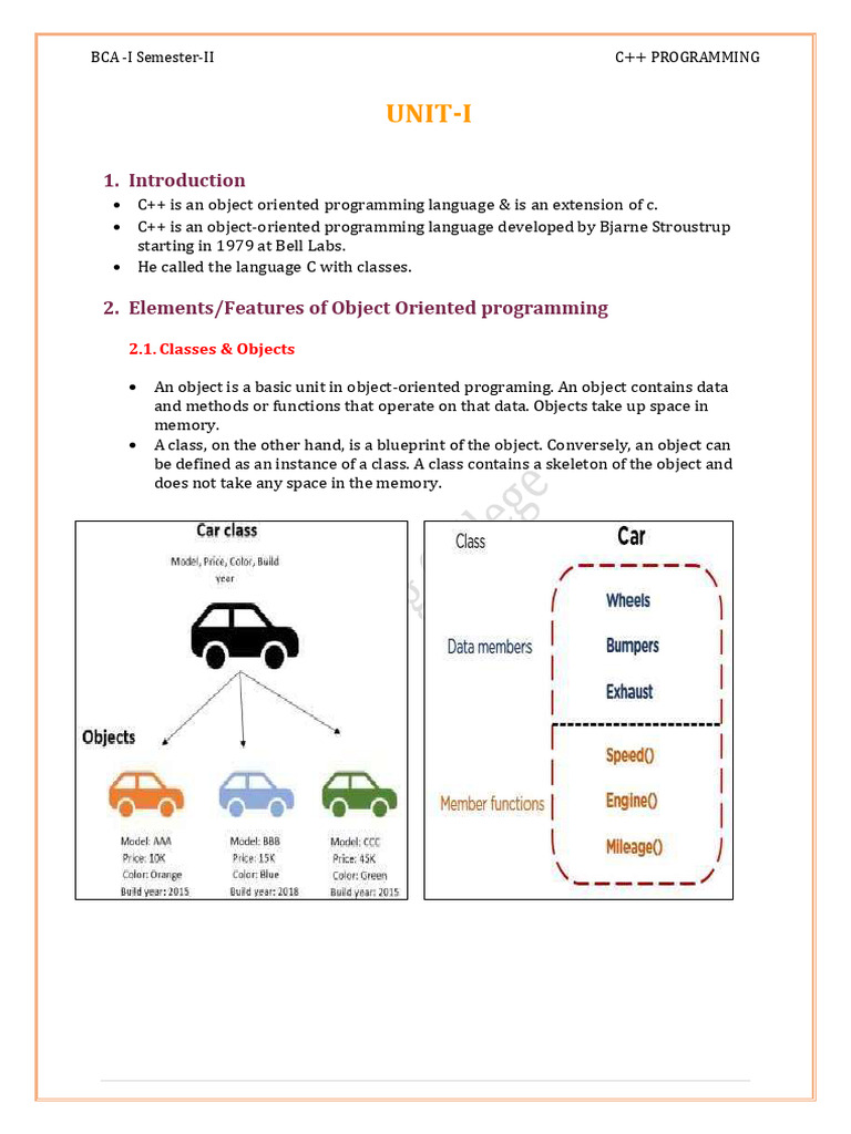 CPP All | PDF | Object Oriented Programming | C++