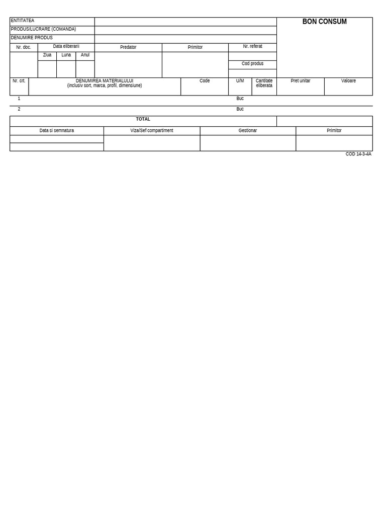 2.Model Bon Consum | PDF