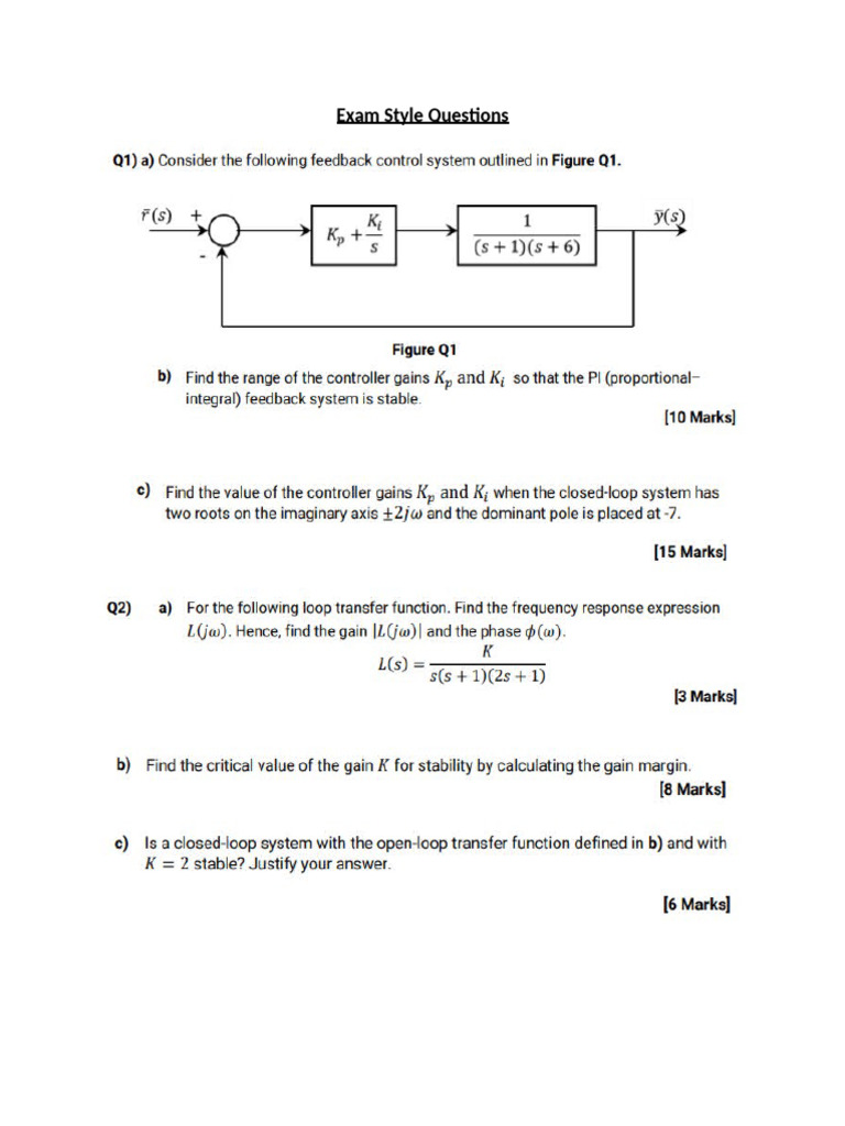 Exam Style Questions | PDF