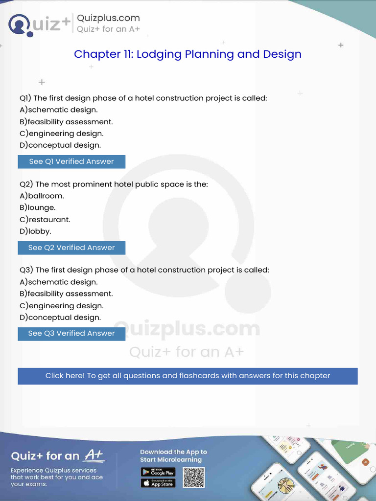The First Design Phase of A Hotel Construction Project Is Called | PDF ...