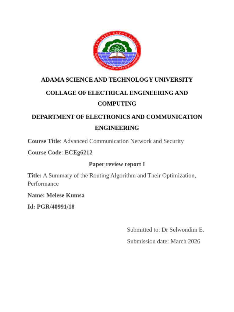Paper 1 | PDF | Routing | Computer Network