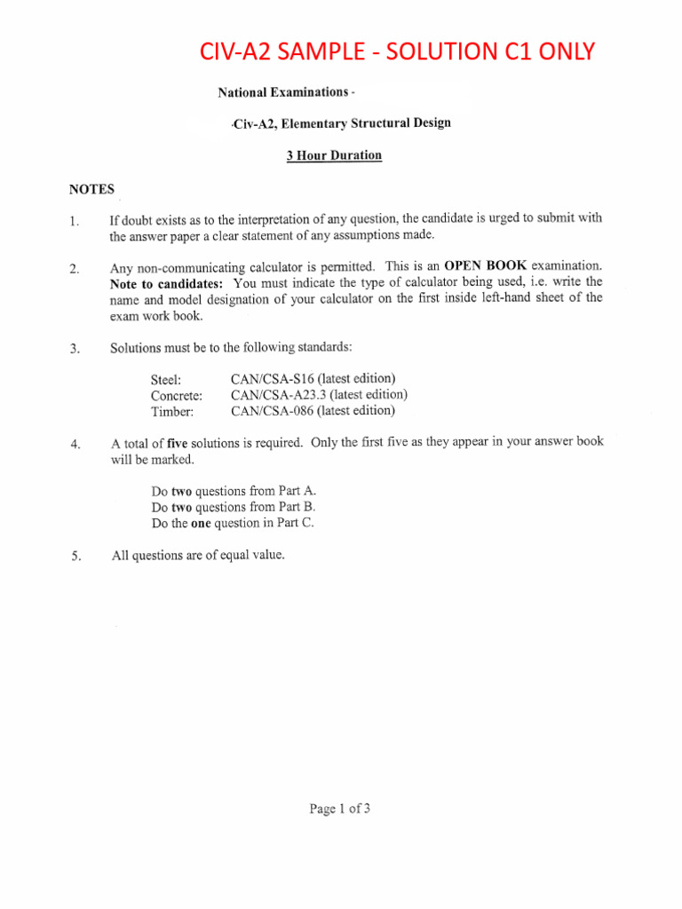 7d721b83 16 Civ A2 Sample Unlocked | PDF