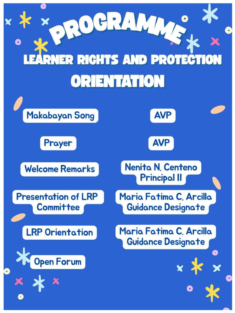 LRP Orientation Program | PDF