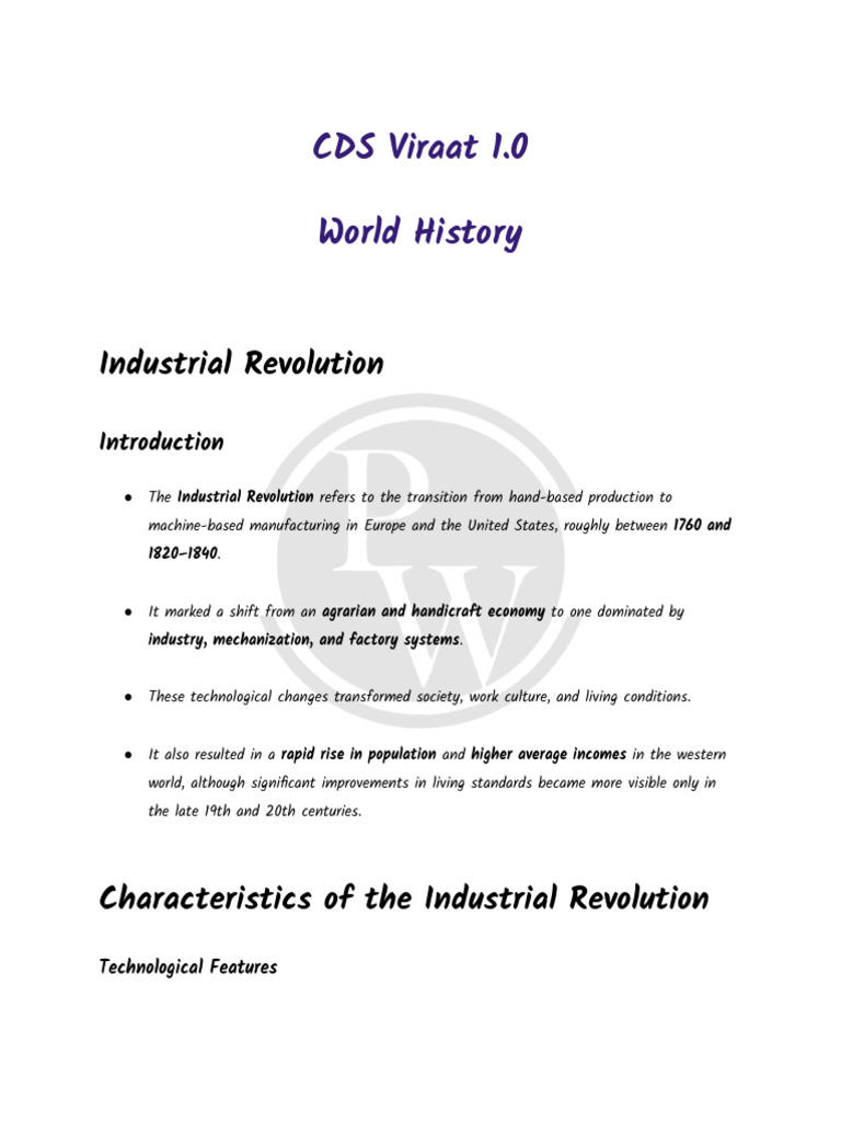 World History - Hand Written Notes | PDF | Vladimir Lenin