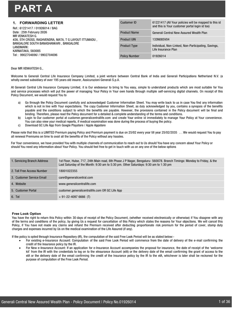 Welcome Kit (1) - Compressed | PDF | Insurance | Life Insurance