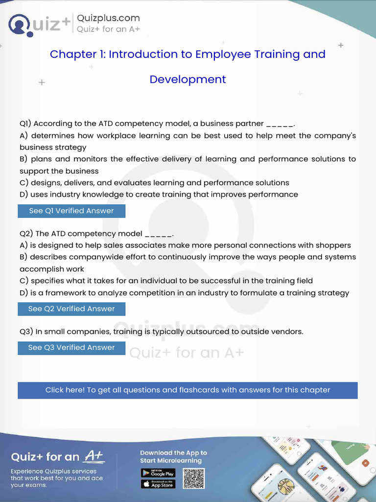 According To The Atd Competency Model A Business Partner | PDF ...