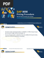 SAP MM Pricing Procedure Guide | PDF | Pricing | Computing