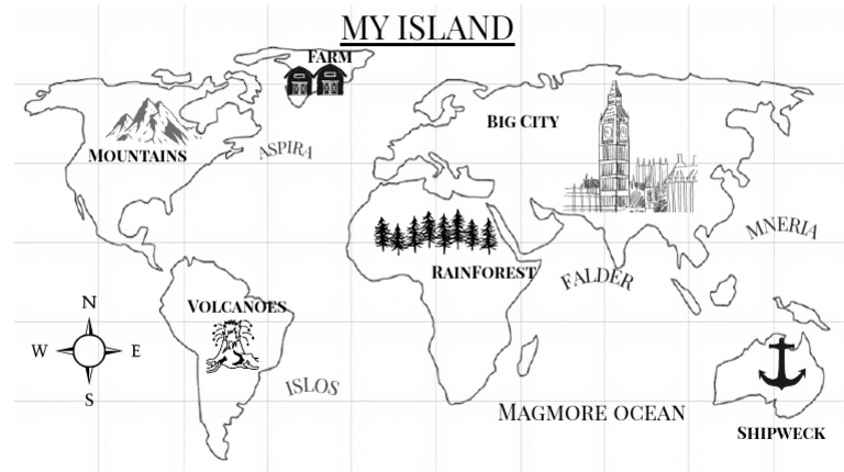 My Island - Geography Homework | PDF