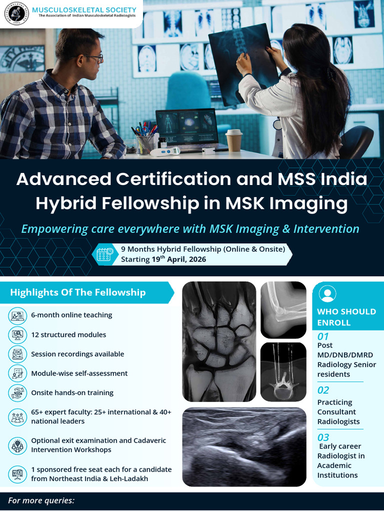 MSS Fellowship - Module Wise Curriculum | PDF | Arthritis | Radiology