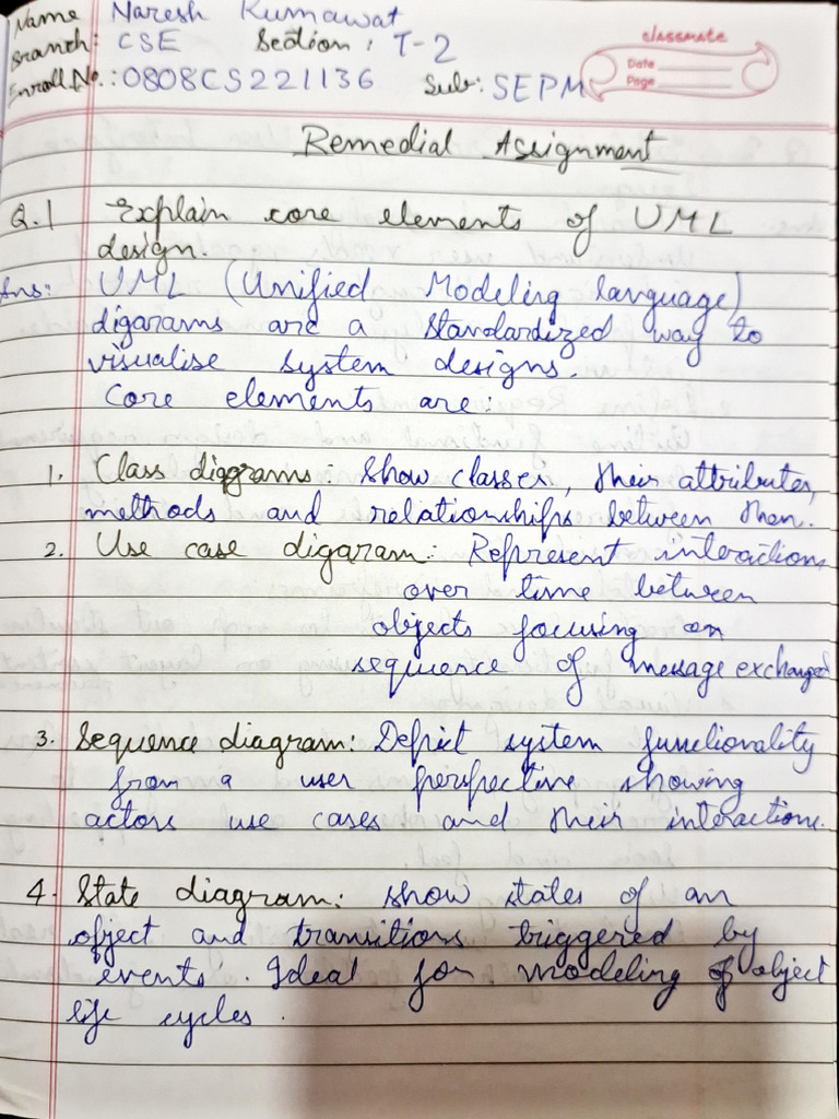 (SEPM) Remedial Assignment | PDF