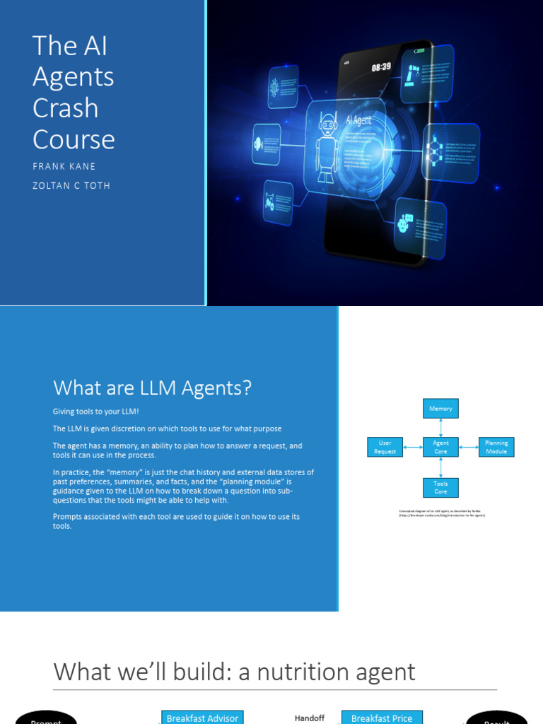 The AI Agents Crash Course | PDF