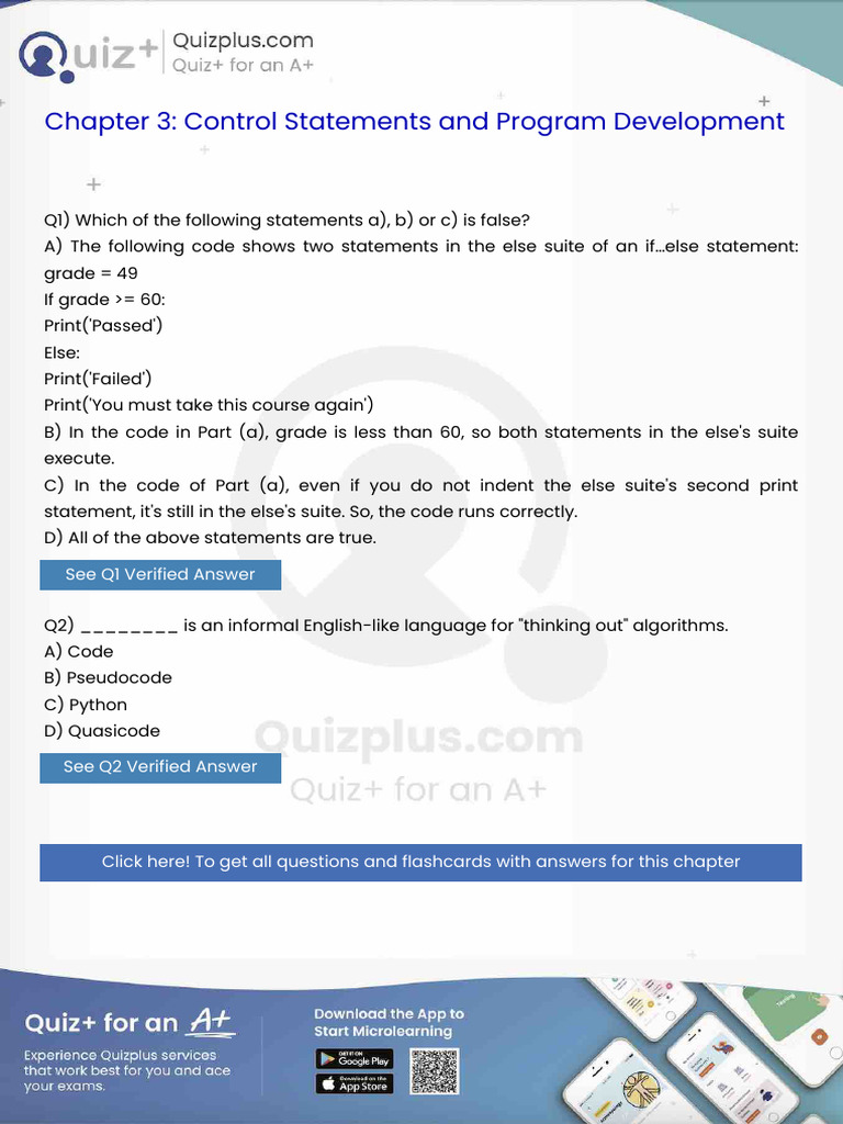 Which of The Following Statements A B or C Is False | PDF | Parameter ...