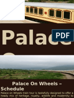 Palace On Wheels Schedulel