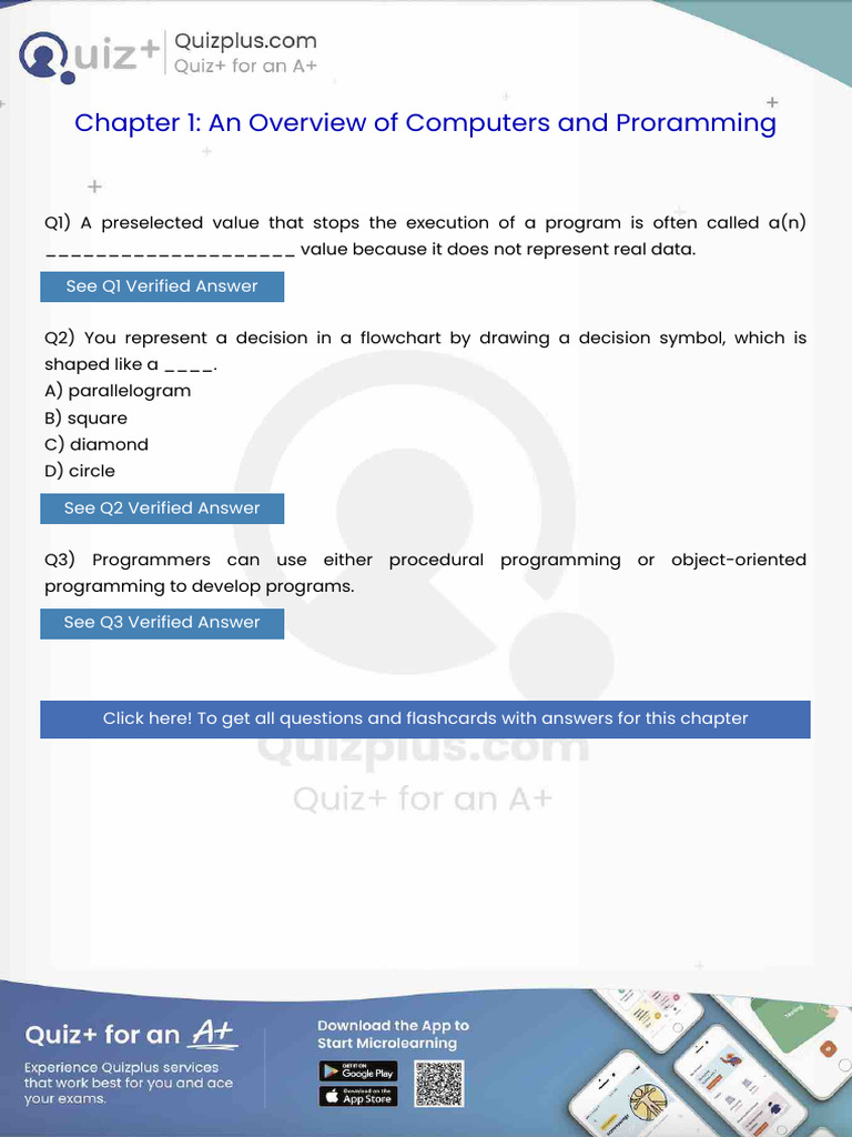 A Preselected Value That Stops The Execution of A Program Is Often ...
