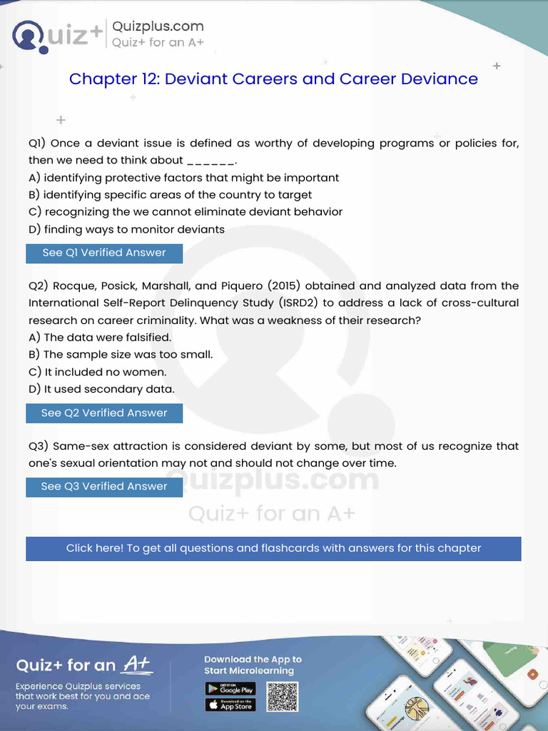 Once A Deviant Issue Is Defined As Worthy of Developing Programs or ...