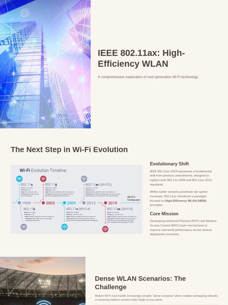 IEEE 80211ax High Efficiency WLAN | PDF | Ieee 802.11 | Wi Fi
