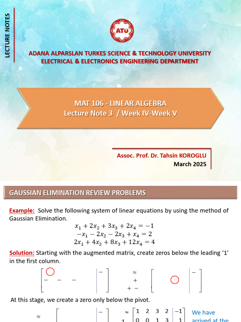 Lecture Note 3 | PDF | Applied Mathematics | Mathematical Analysis