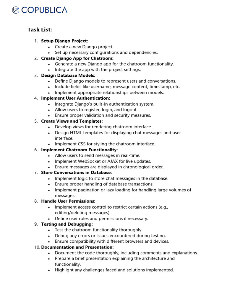 Task List | PDF | Databases | Computer Programming