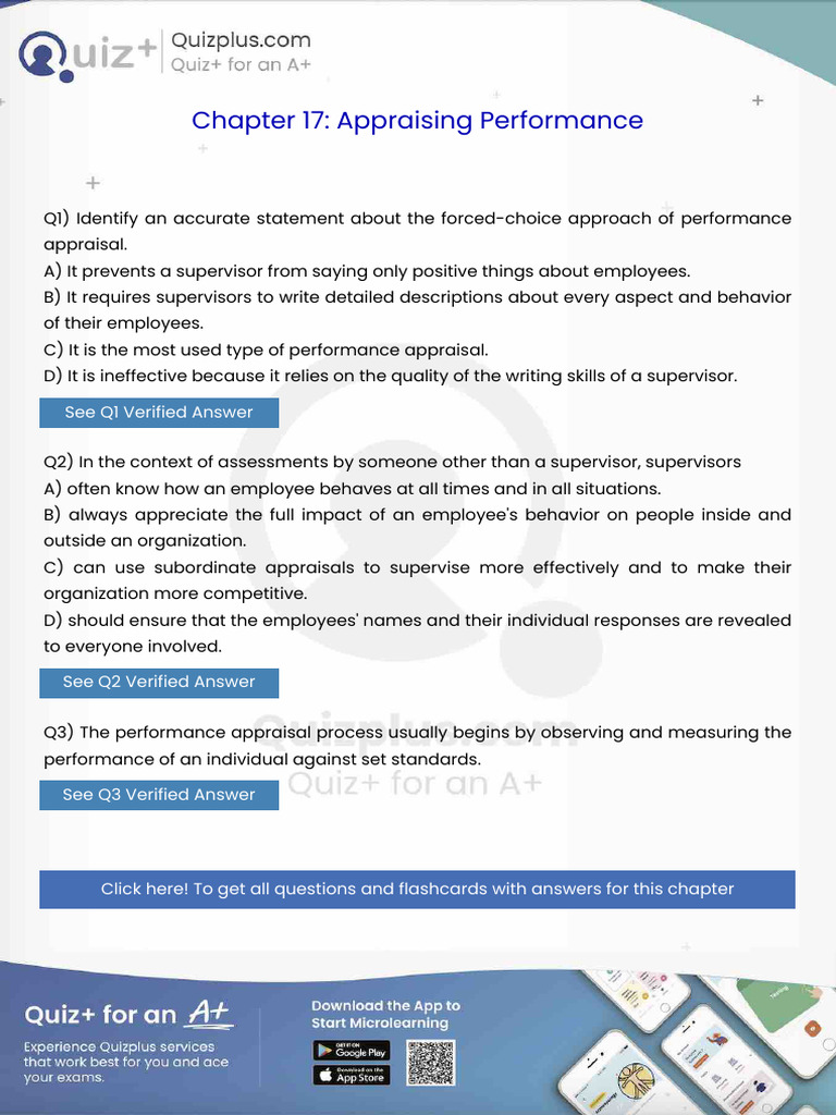 Identify An Accurate Statement About The Forcedchoice Approach of ...