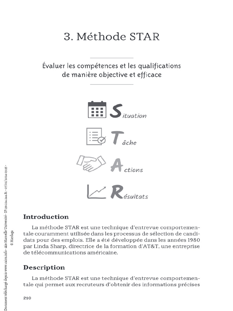 Méthode STAR | PDF