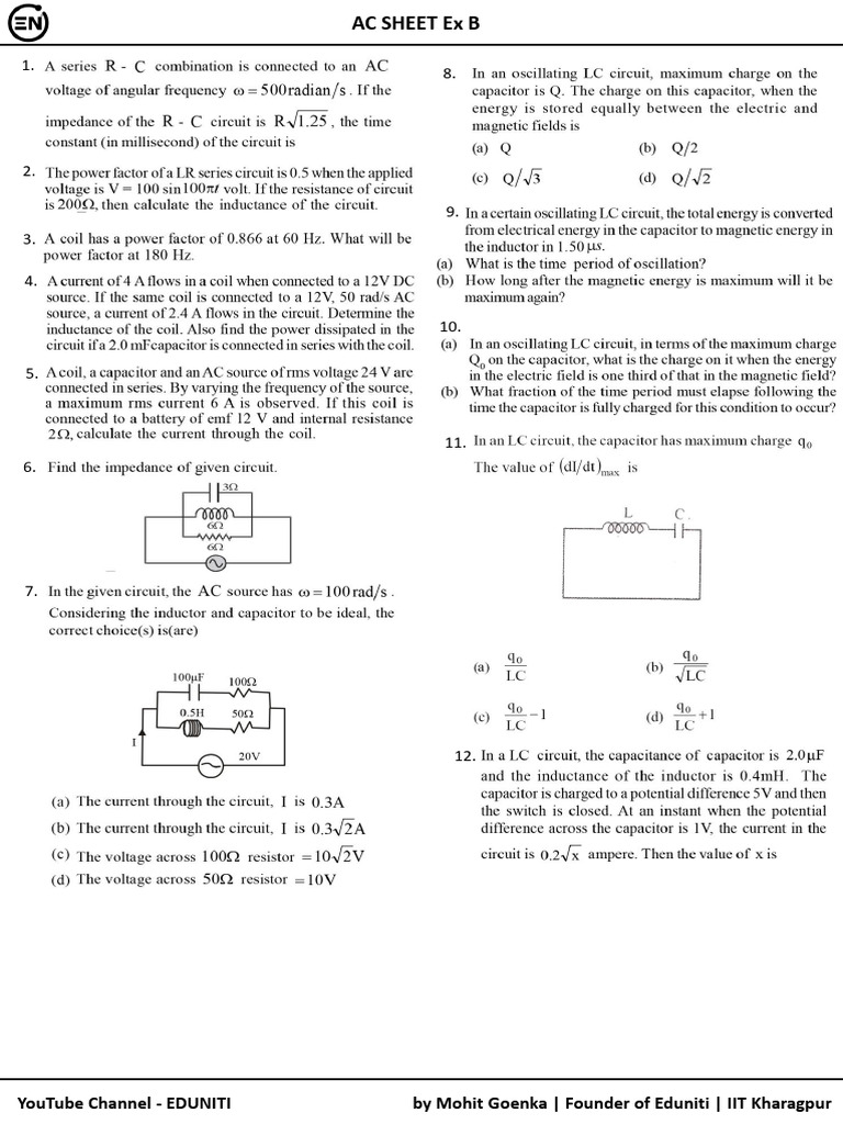 AC Sheet Ex B | PDF