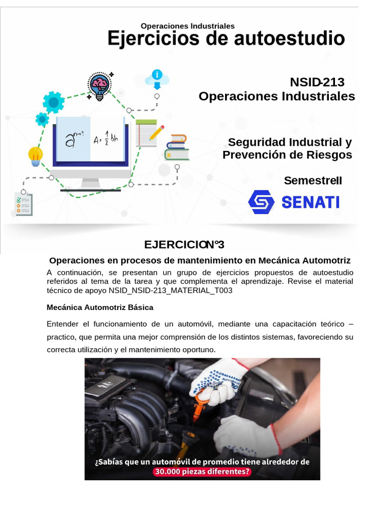 Nsid Nsid-213 Ejercicio t003 | PDF | Máquinas | Coche