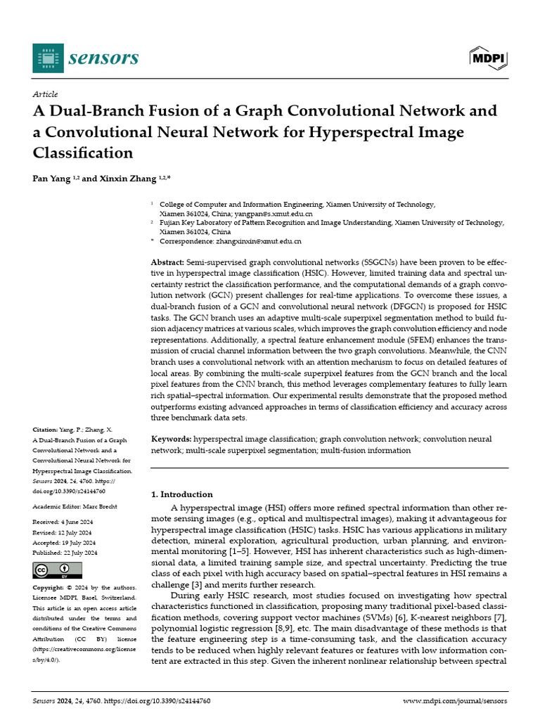 A Dual-Branch Fusion of A Graph Convolutional Netw | PDF | Image ...