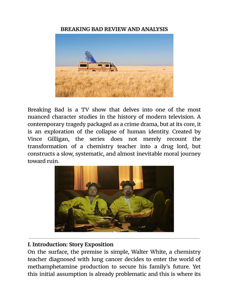 Breaking Bad Review and Analysis | PDF