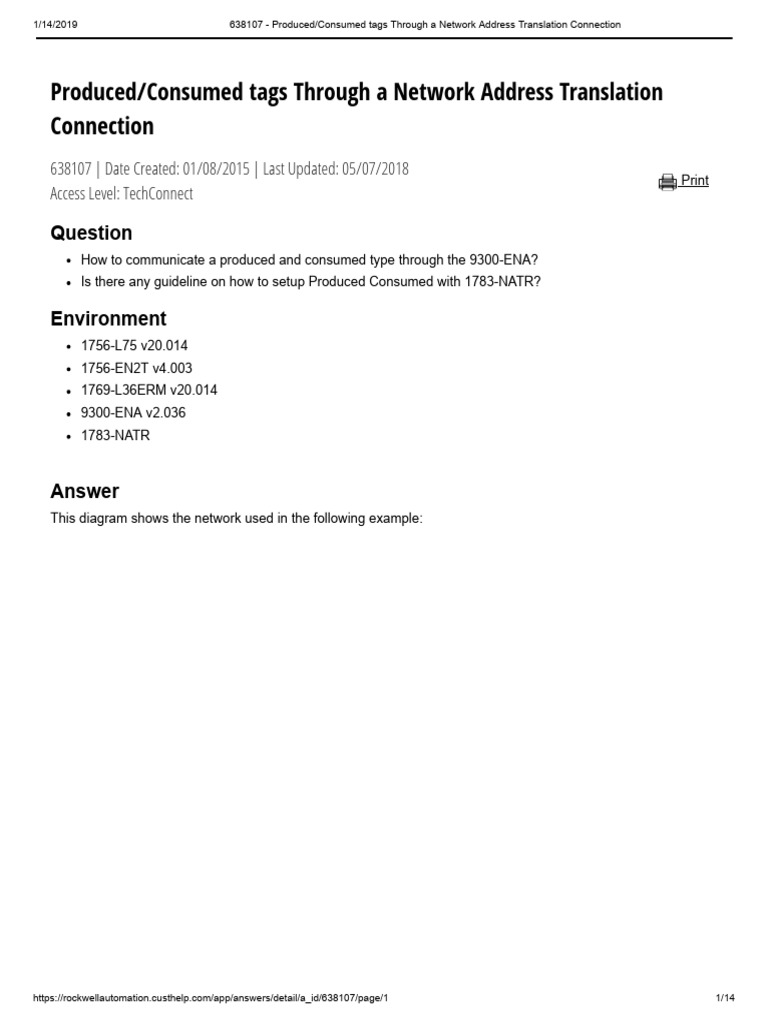 Produced - Consumed Tags Through A Network Address Translation ...