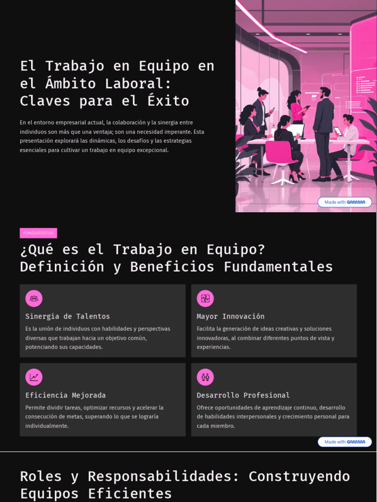 El Trabajo en Equipo en El Ambito Laboral Claves para El Exito | PDF ...